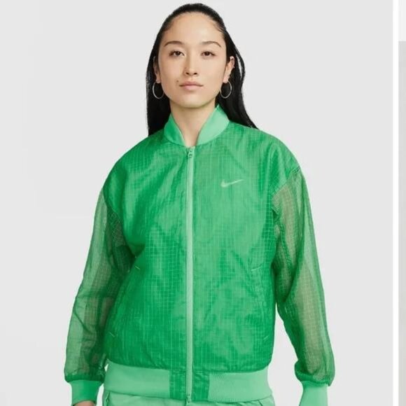 Nike Jackets & Blazers - NWT Nike Sportswear Essentials Woven Varsity Bomber Jacket
